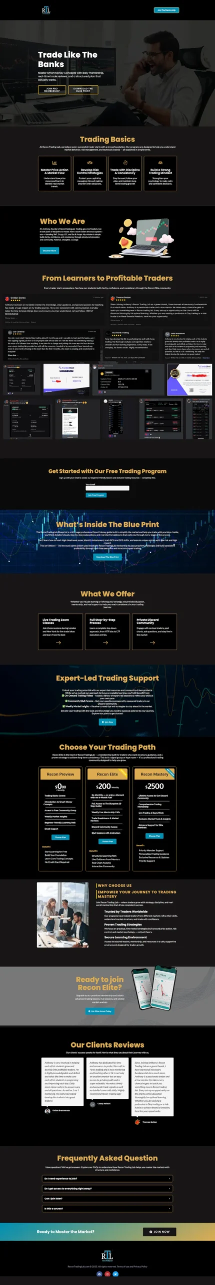 Recon Trading Lab