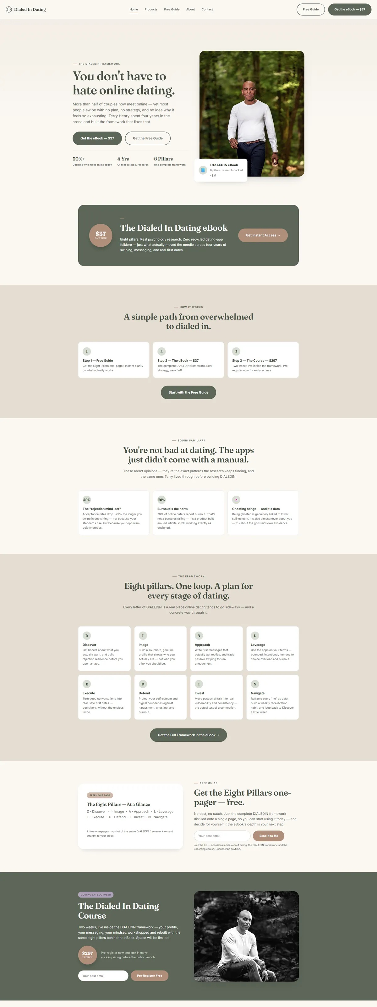 Dialed In Dating website by WebVerix